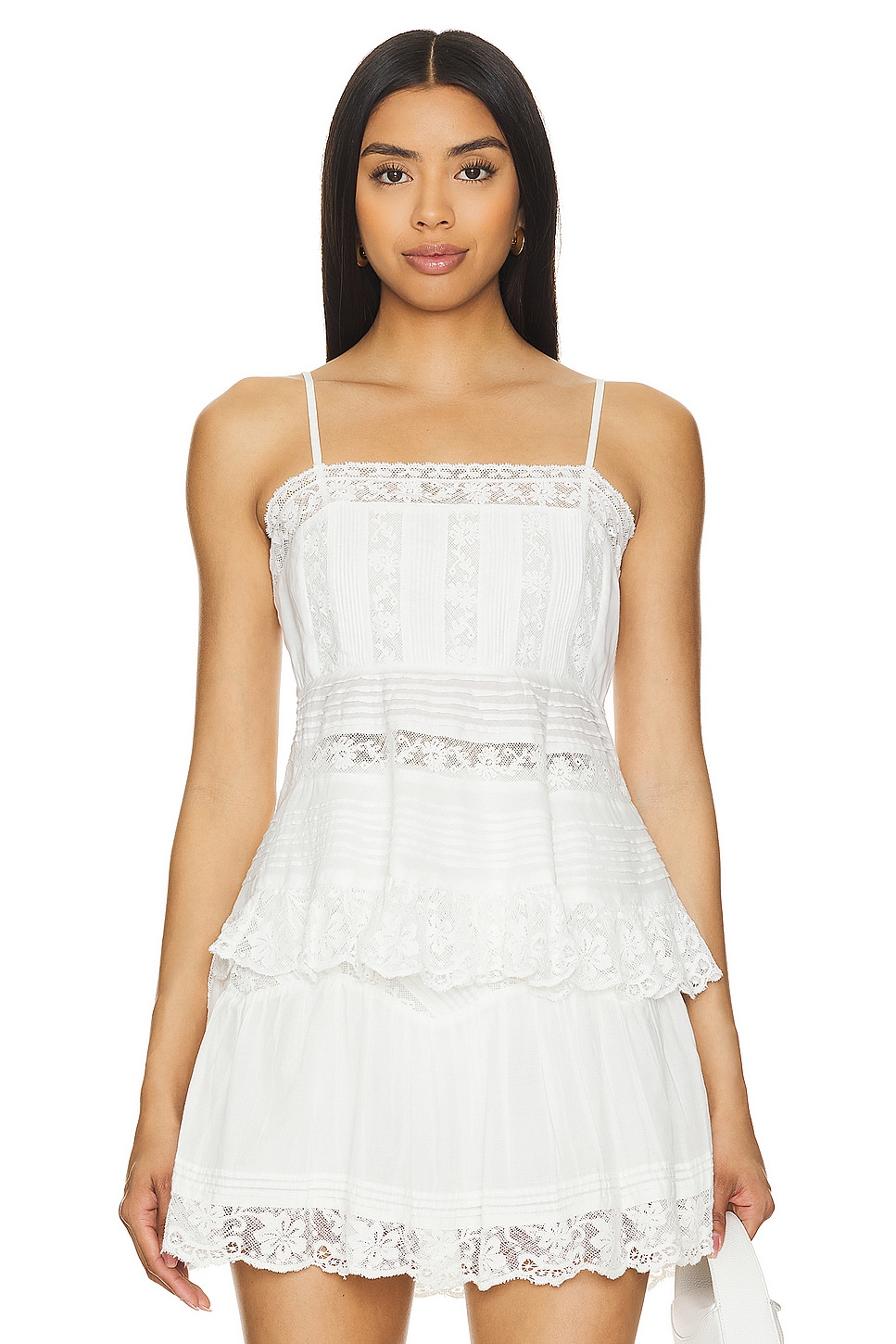 

Топ Charlieann Loveshackfancy, bright white