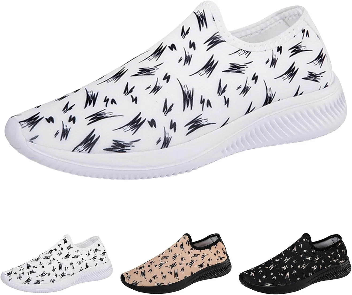 Кроссовки Running Schuhe Herren - Modische Herren-Sportschuhe Mit Flachem Boden Für Bequemen Leichten Alltag Generic, Schwarz — фото 3