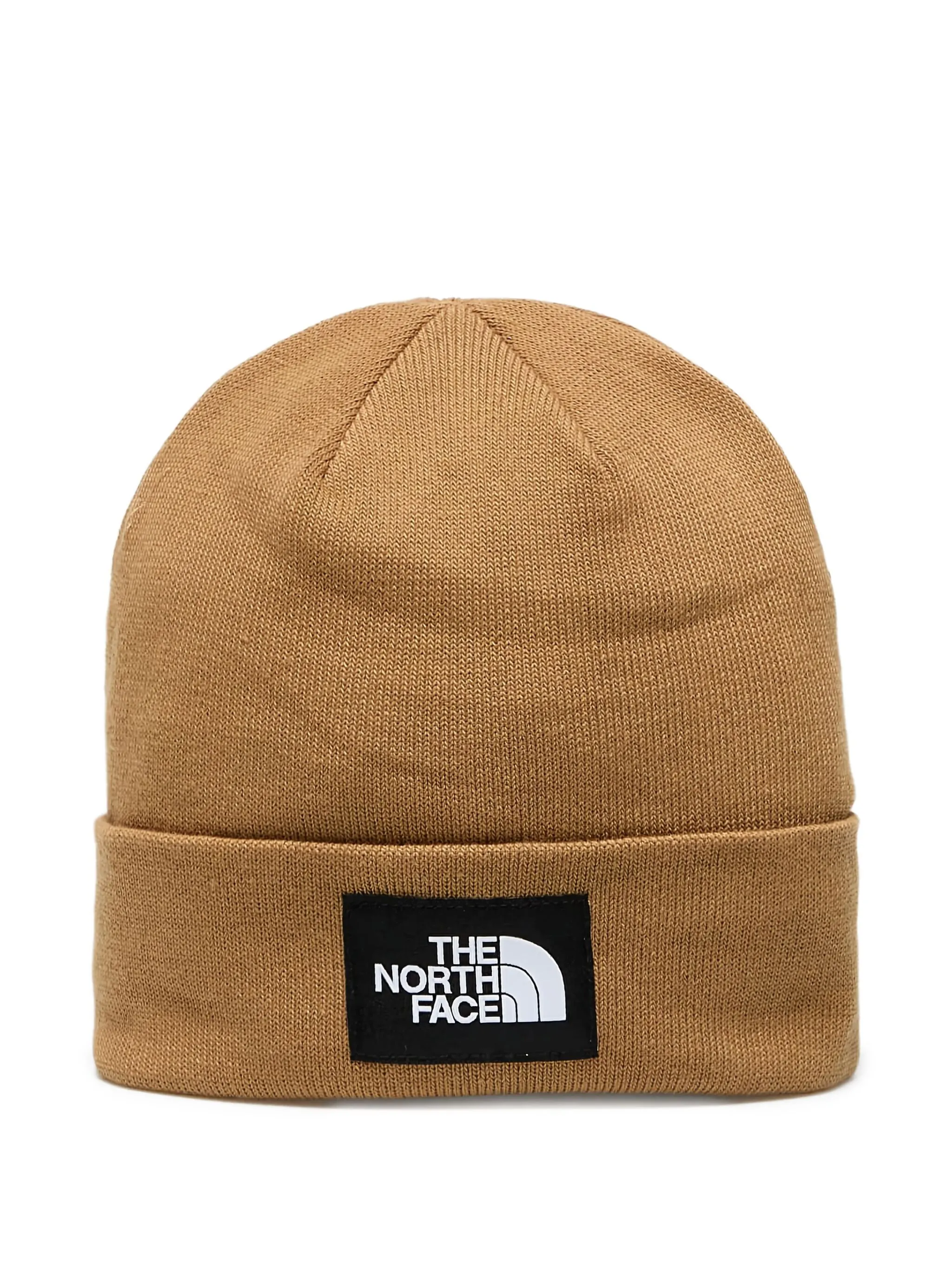 

Шапка бини с нашивкой-логотипом The North Face, коричневый