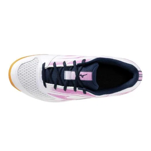Кроссовки для настольного тенниса «Crossmatch Smash» от Mizuno, White X Pink X Navy — фото 4