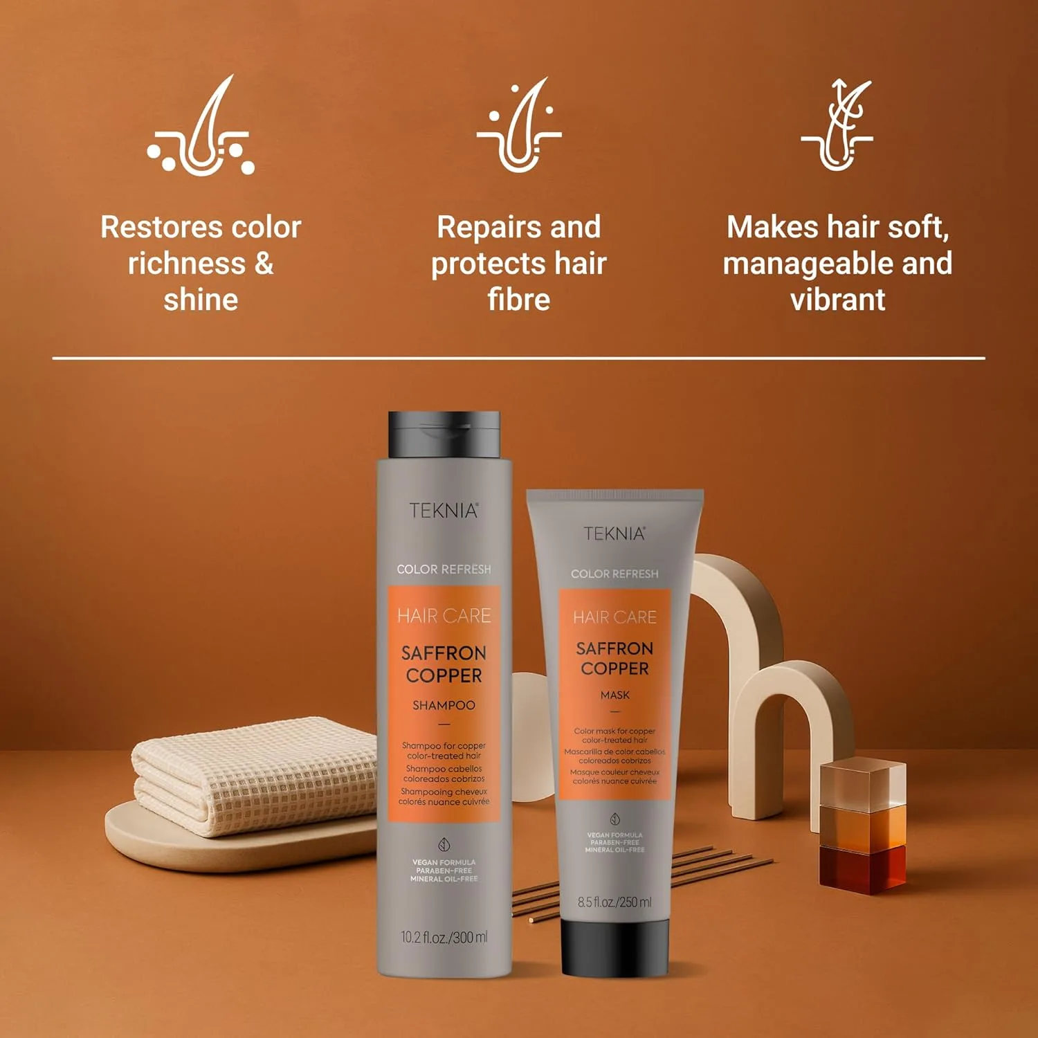 Набор для ухода за кожей Lakmé Teknia Refresh Saffron Copper (полный размер) — фото 3