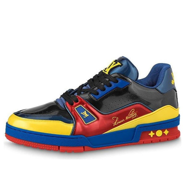 

Кроссовки trainers 'black yellow blue' Louis Vuitton, черный