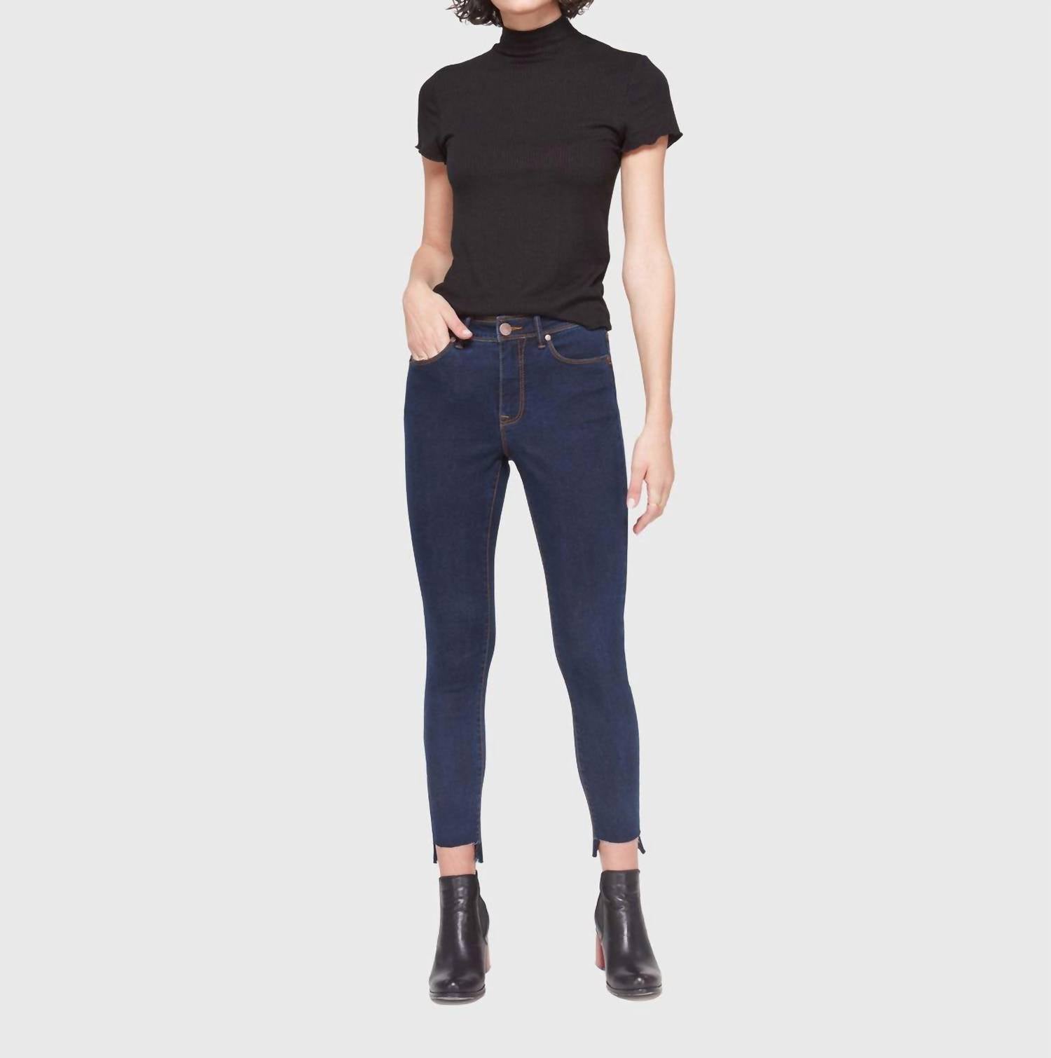 

Джинсы Alexa Step Hem темно-синего цвета Lola Jeans