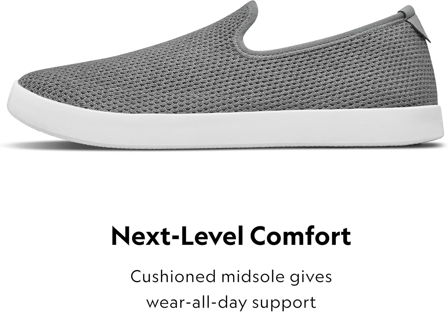 Мужские кроссовки Allbirds Tree Lounger, повседневные слипоны, машинная стирка, изготовлены из натуральных материалов, белый — фото 2