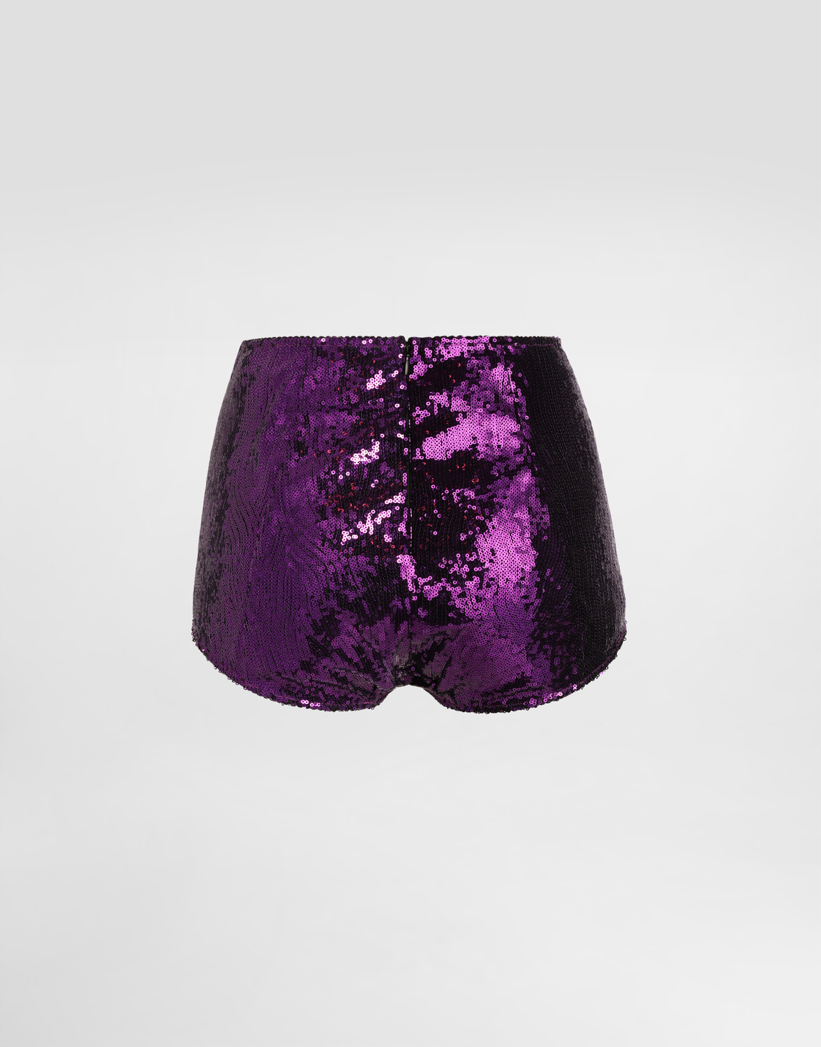 Пайетковые трусы с завышенной талией Dolce & Gabbana, фуксия — фото 3