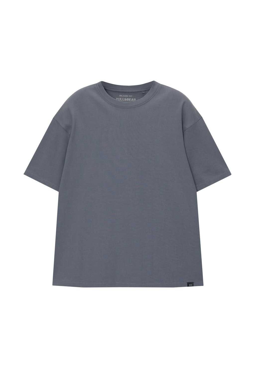 

Базовая футболка HEAVY WEIGHT PULL&BEAR, сине-серый