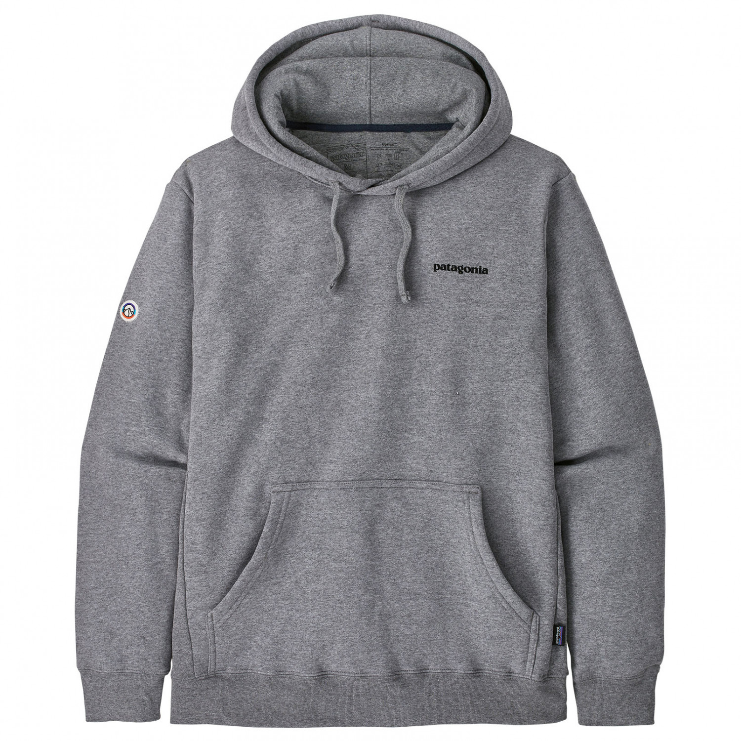 

Толстовка с капюшоном Patagonia Fitz Roy Icon Uprisal Hoody, цвет Gravel Heather