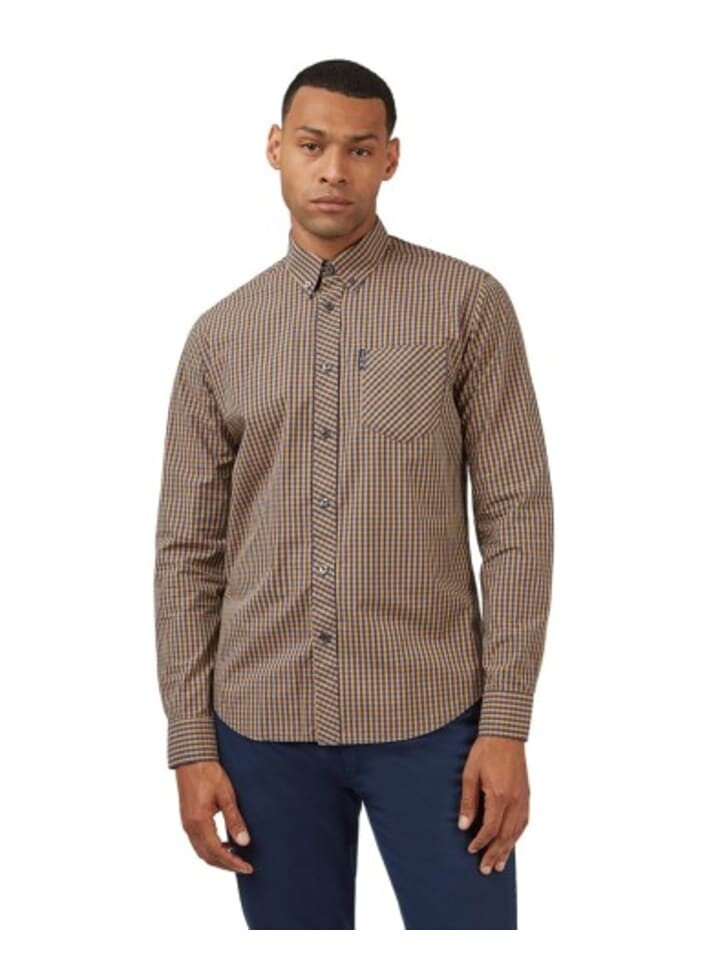 

Рубашка Ben Sherman Hemd, коричневый