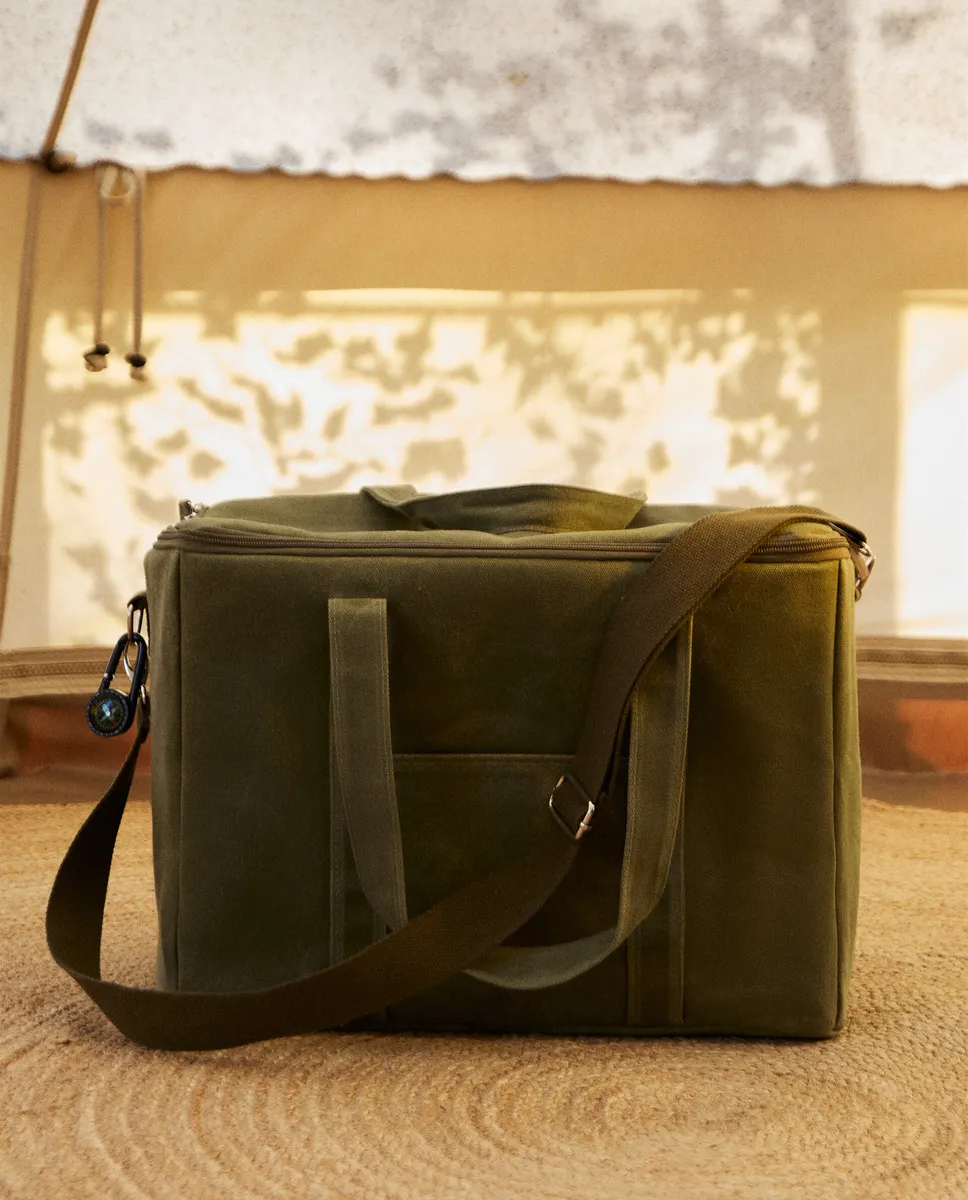 

Большая термосумка-холодильник Zara Home, цвет Moss Green