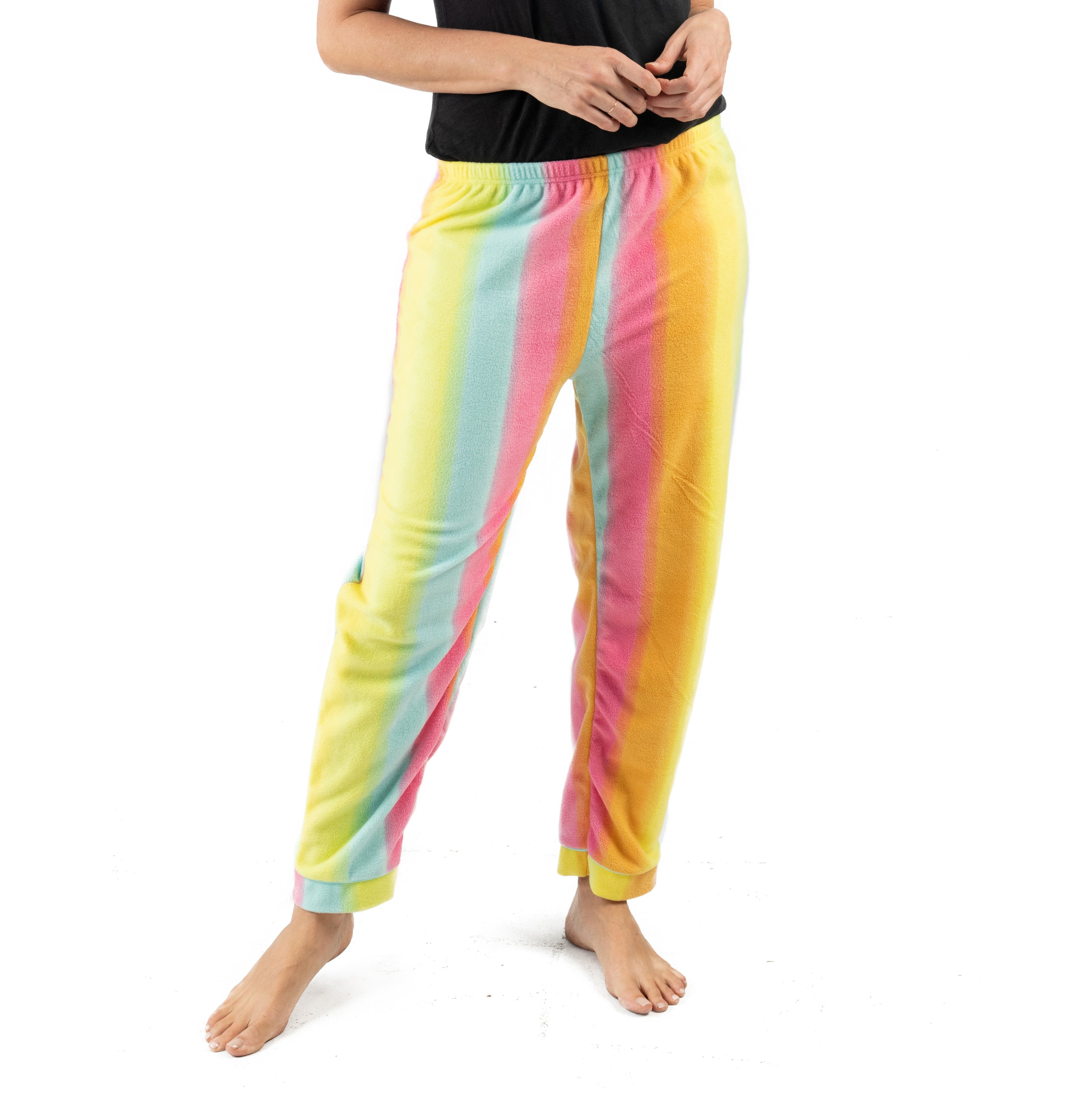 

Женские флисовые пижамные штаны Rainbow Leveret