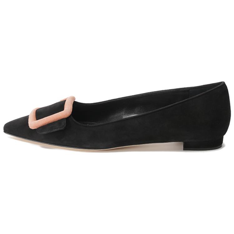 Повседневные туфли женские черные MANOLO BLAHNIK