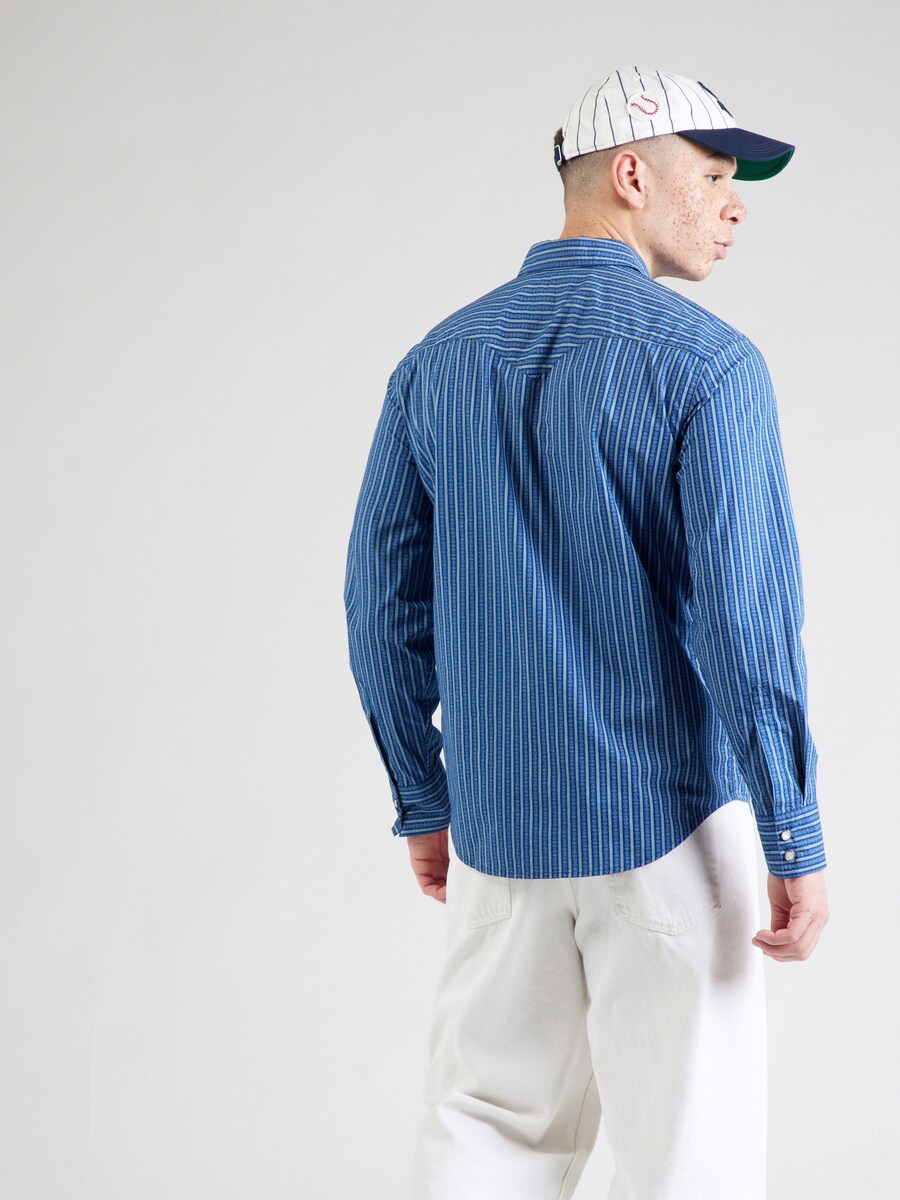 Рубашка на пуговицах классического кроя LEVI'S  Barstow Western Standard Shirt, синий — фото 4