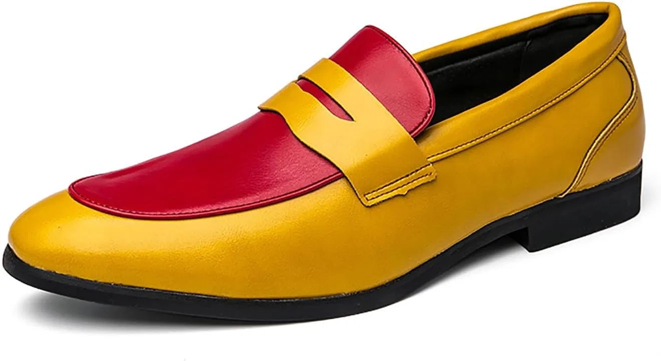 Лоферы повседневные, Penny Loafers, желтый DAO-UPPSE