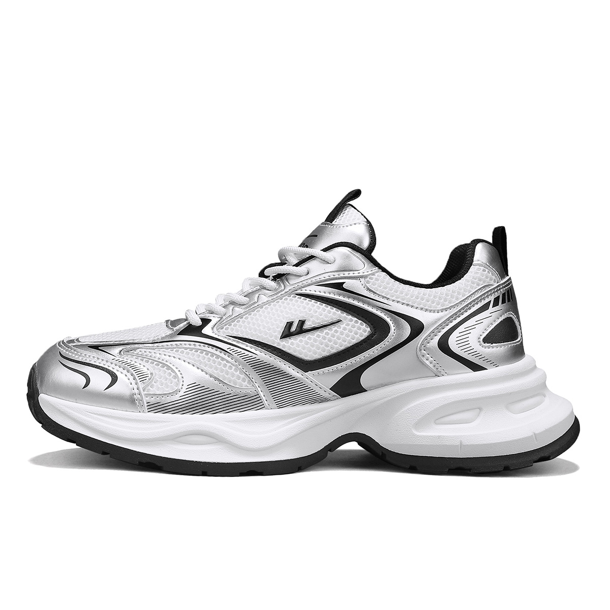 

WARRIOR Кроссовки Chunky мужские низкие Black/Silver