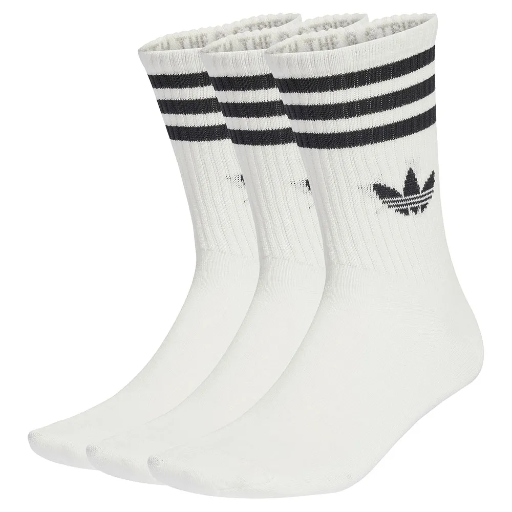 

Носки 3 шт adidas Originals 3 Stripes crew, белый