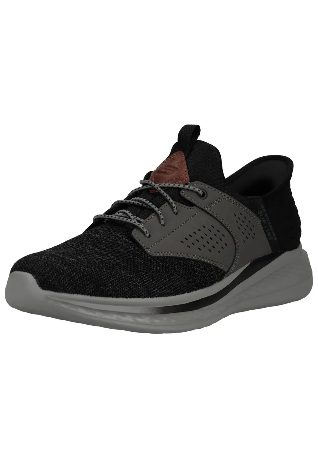 Кроссовки Slip-ins, Skechers, черный/серый