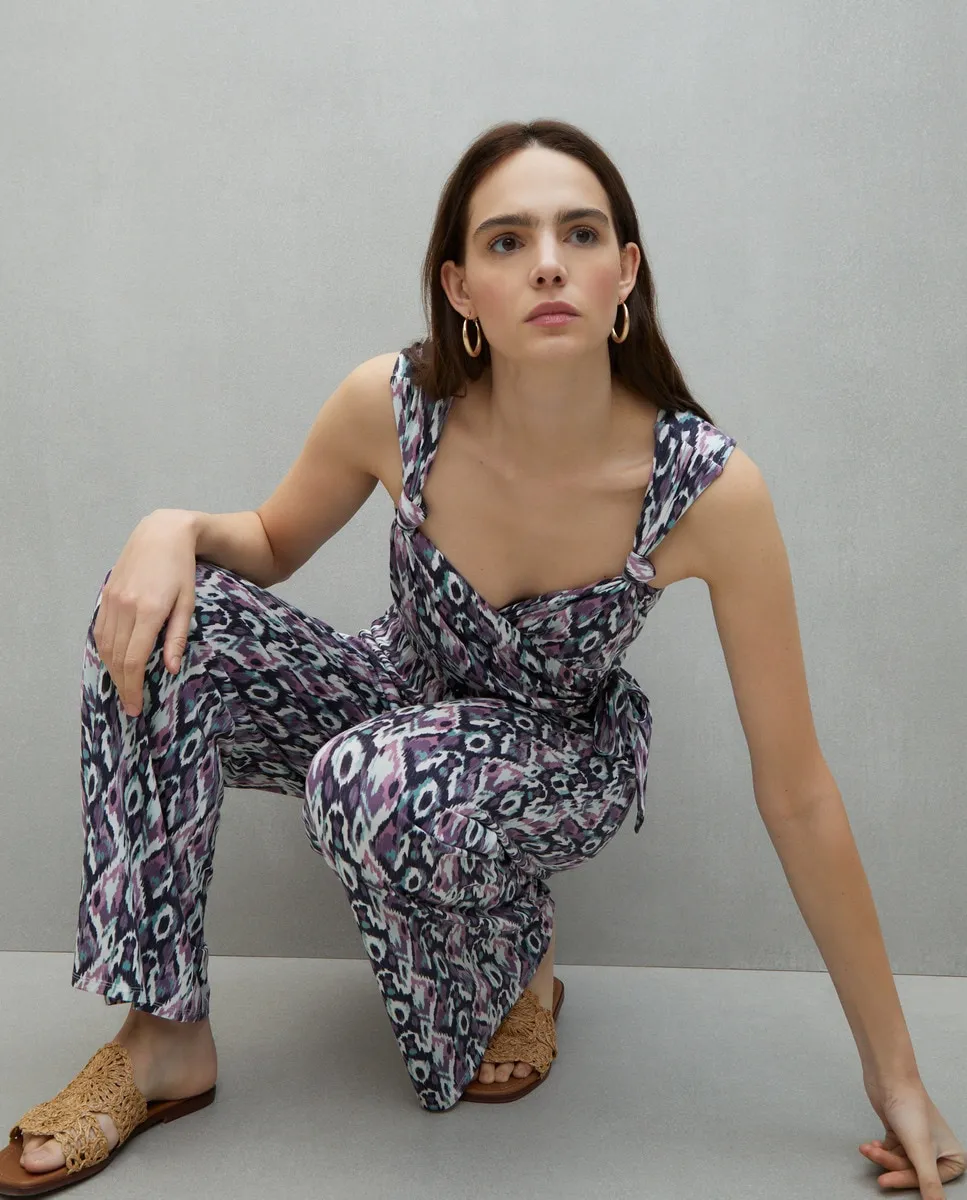 

Женский комбинезон с перекрещенными лямками на груди Easy Wear, зеленый