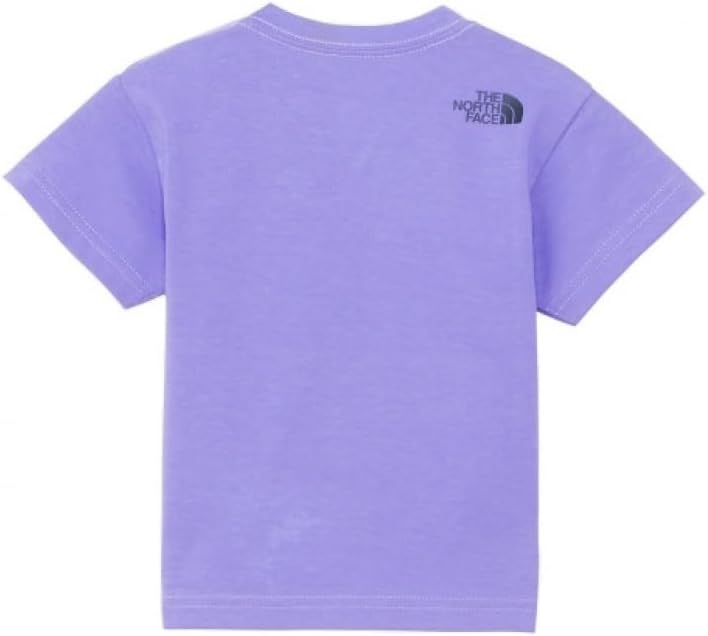 

Детская футболка с коротким рукавом The North Face NTB32472, модель Cut and Sew, с принтом на тему кемпинга, унисекс, фиолетовый