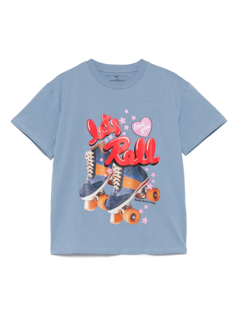 

Футболка с графичным принтом Stella McCartney Kids, синий