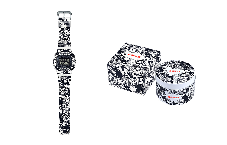 

CASIO Часы Unisex G-SQUAD Series Black Watch DW-5600GU-7PRG