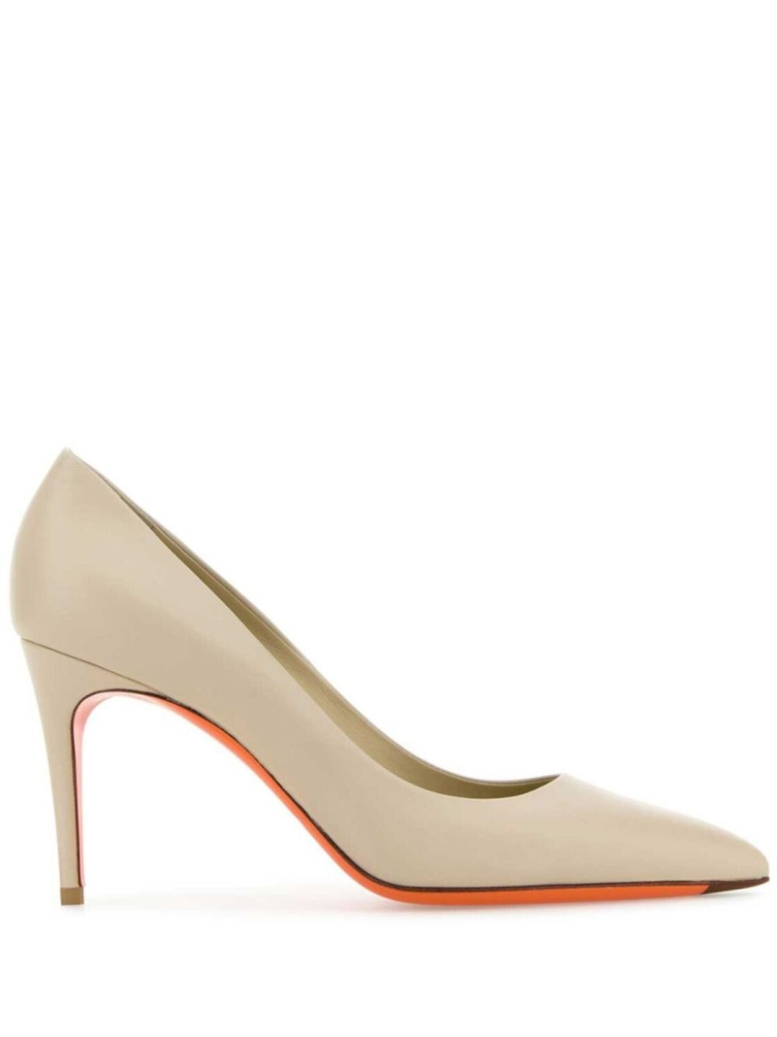 

Туфли-лодочки Santoni 95 мм из кожи, нейтральный
