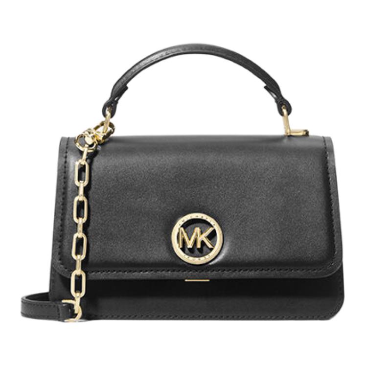 

MICHAEL KORS Сумка через плечо, кожаная, небольшого размера, женская, черная