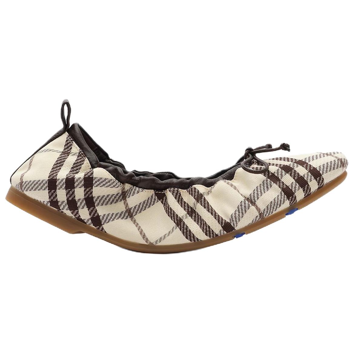 Burberry Fawn Casual Shoes Women's Light Beige — фото 3