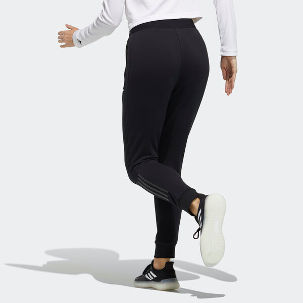 Спортивные штаны (WMNS) adidas Fi Pt Ft 3s Sports Stylish Casual Long Pants/Trousers Black, черный — фото 3