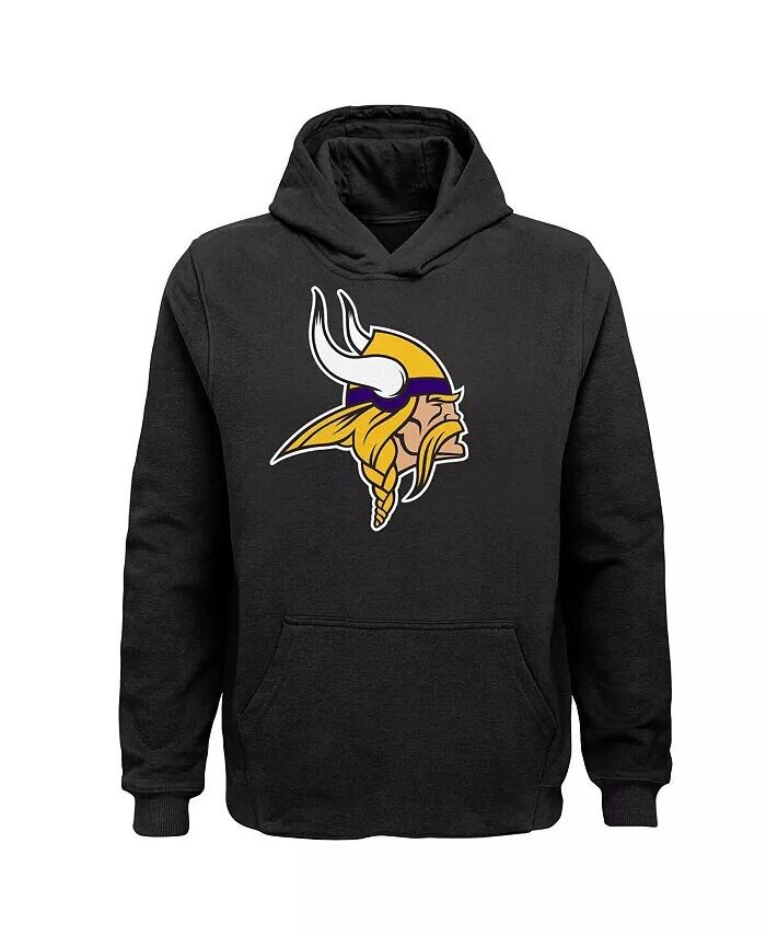 

Толстовка с капюшоном Big Boys Black Minnesota Vikings Team Logo Outerstuff