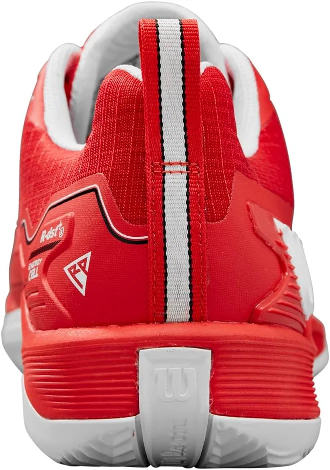 Кроссовки теннисные Wilson Rush Pro 4.5, Infrared White — фото 4