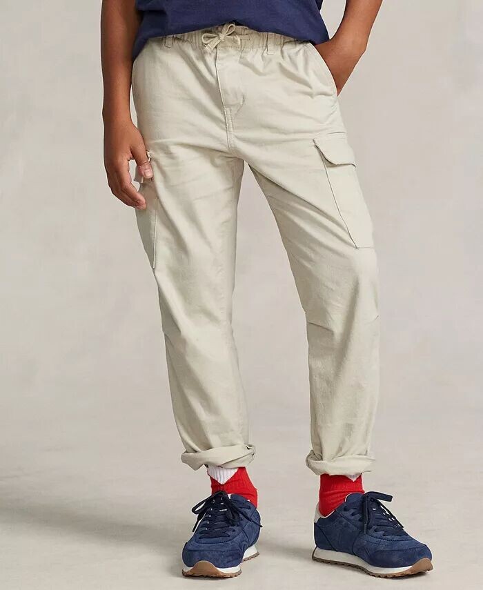 Брюки-карго стрейч-чинос Big Boys Polo Ralph Lauren, синий