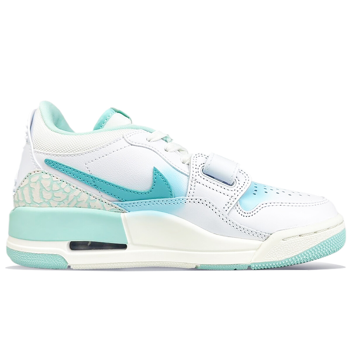 Кроссовки Jordan Legacy 312 Vintage Basketball Shoes Women's Low-top Green, зеленый — фото 2