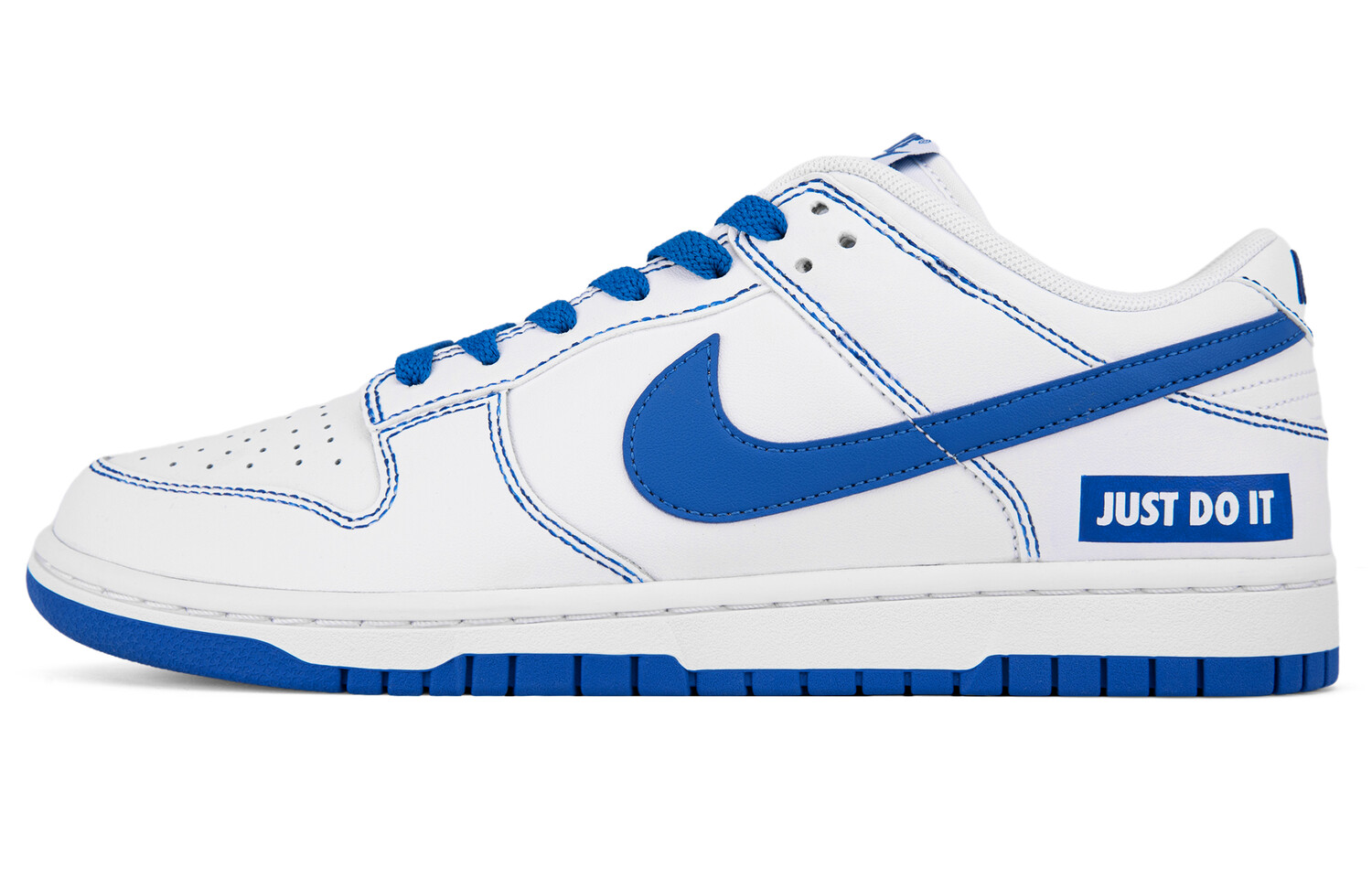 

Кроссовки Nike Dunk Skateboarding Shoes Men Low-top White, белый/синий