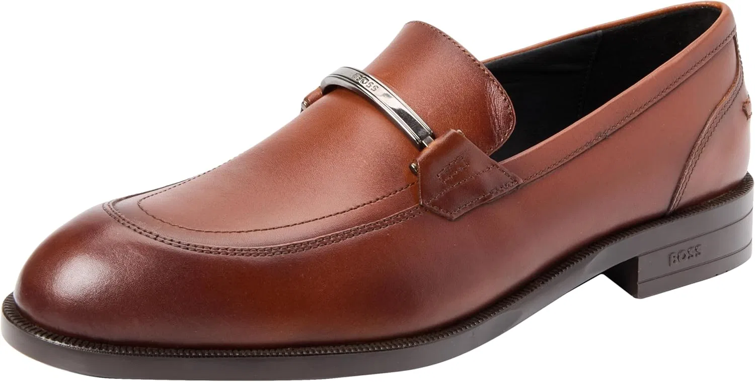Туфли BOSS Men's Tayil_loaf_buloafer, Medium Brown