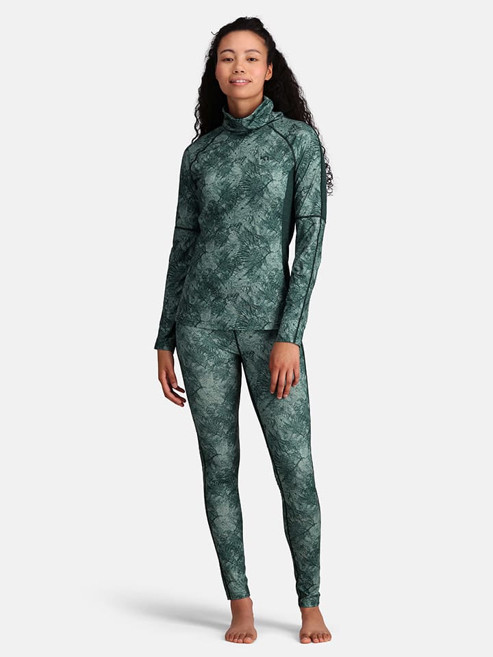 

KARI TRAA Функциональная рубашка с длинными рукавами "Fierce" темно-зеленого цвета