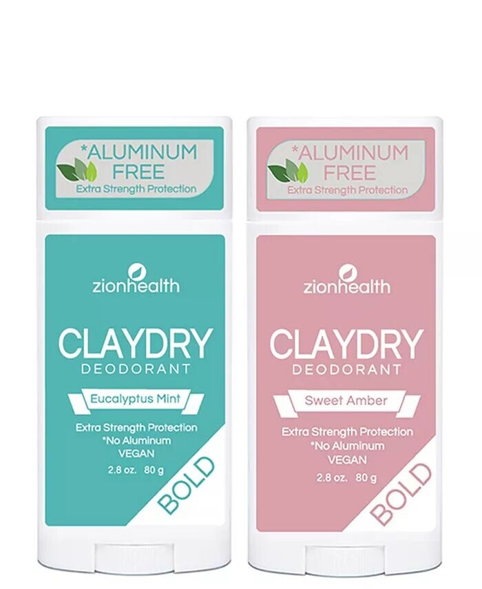 

Дезодорант-дуэт Eucalyptus Mint Plus Sweet Amber, 5,6 унции Zion Health