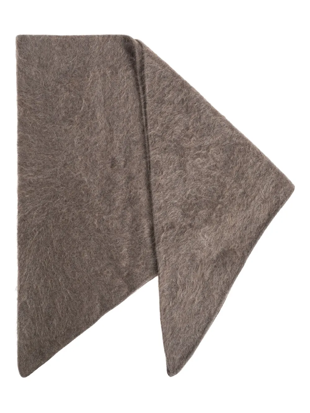 

Шарф из расчесанного кашемира Lisa Yang, коричневый