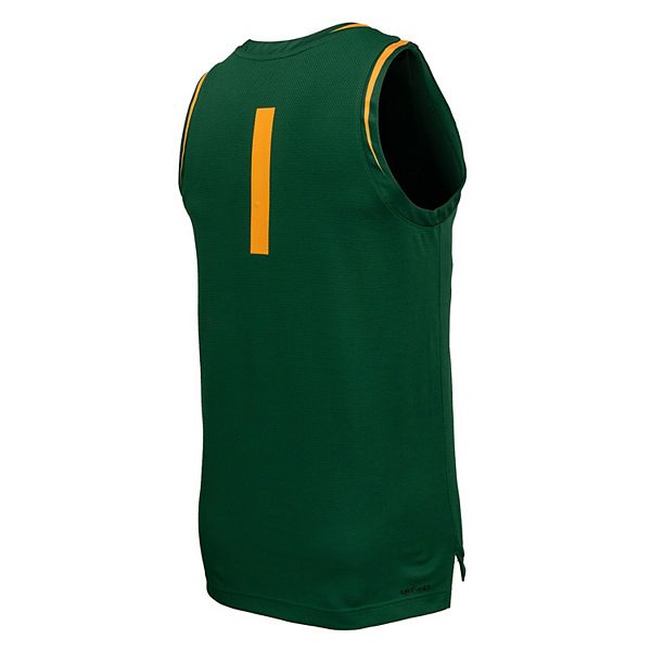 Мужская зеленая баскетбольная майка Baylor Bears Nike — фото 4