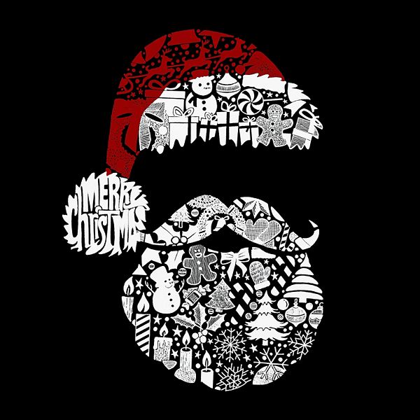 Свитшот с принтом Santa pics для мальчика La Pop Art, Black — фото 2