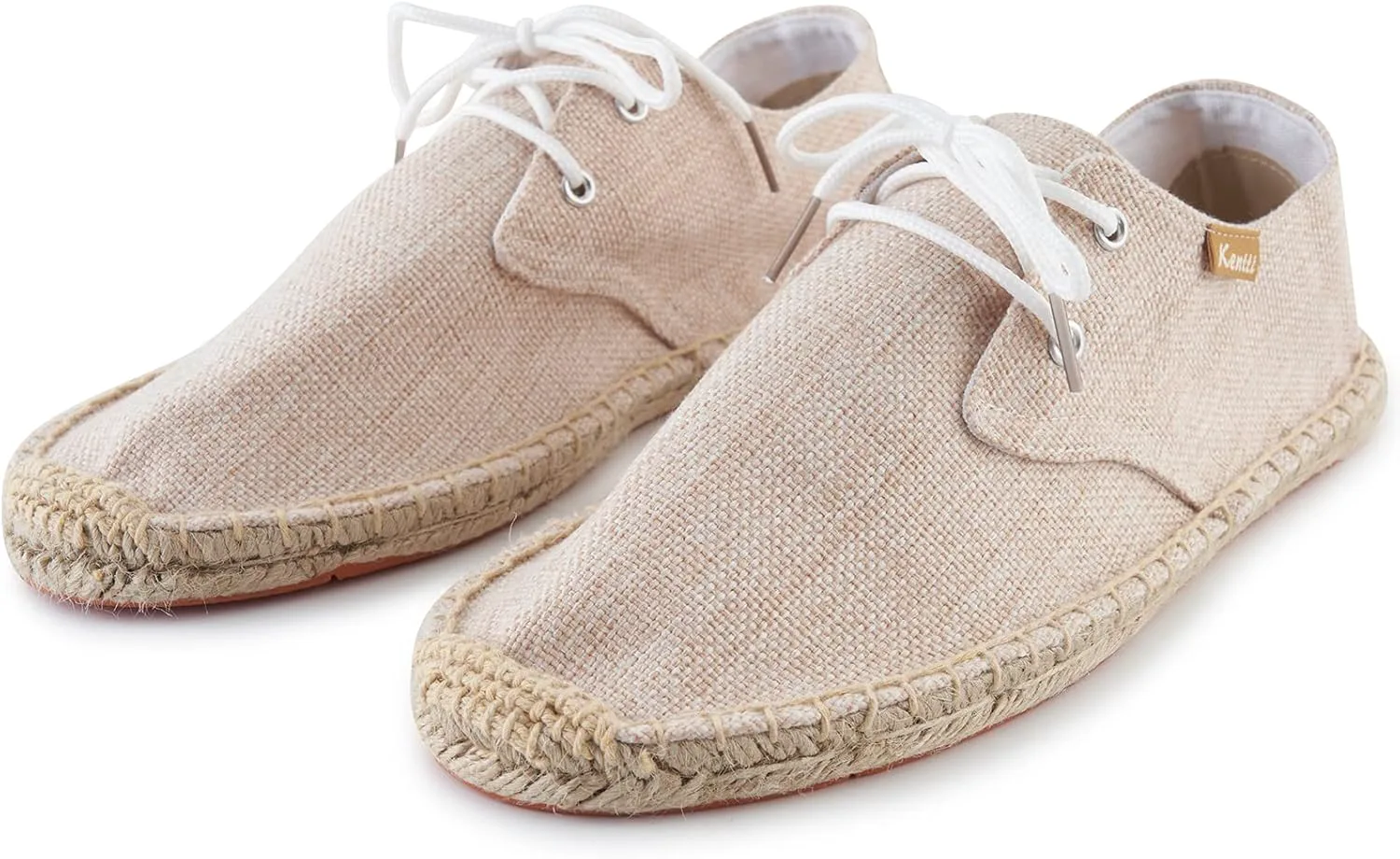 

Мужские повседневные кеды на шнуровке из ткани на плоской подошве эспадрильи Kentti