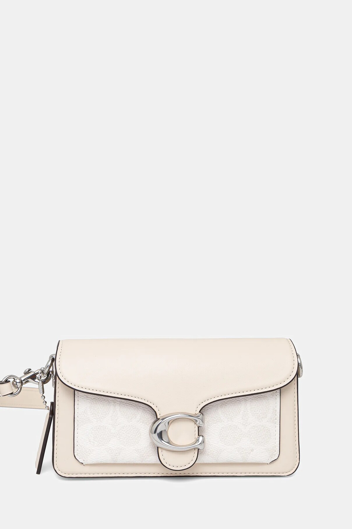 

Сумка Leather Tabby Coach, бежевый