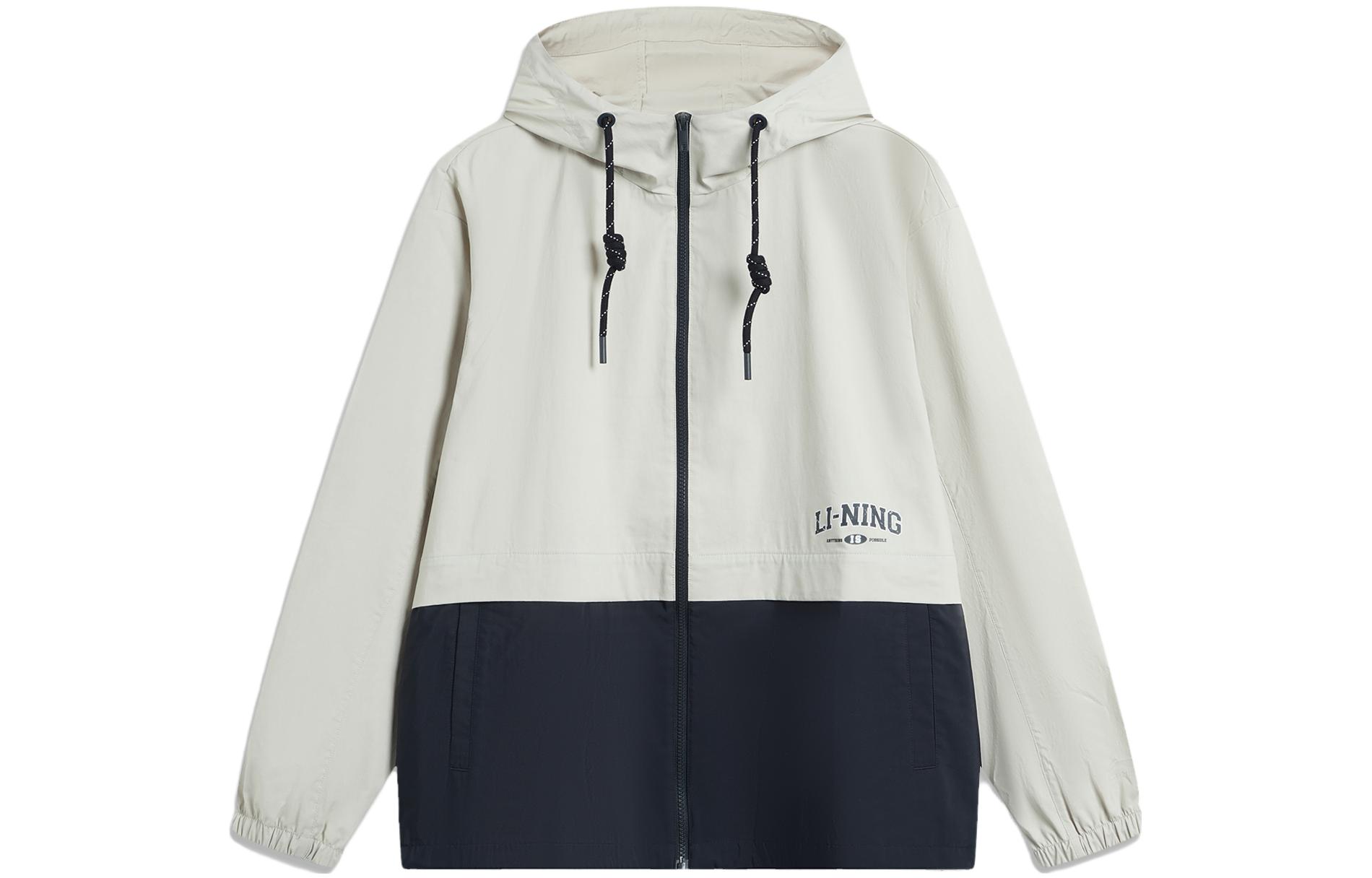 

Тренчкот LiNing Weekend для молодежи, модная спортивная коллекция, мужской, светло-коричневый, цвет «умбра»