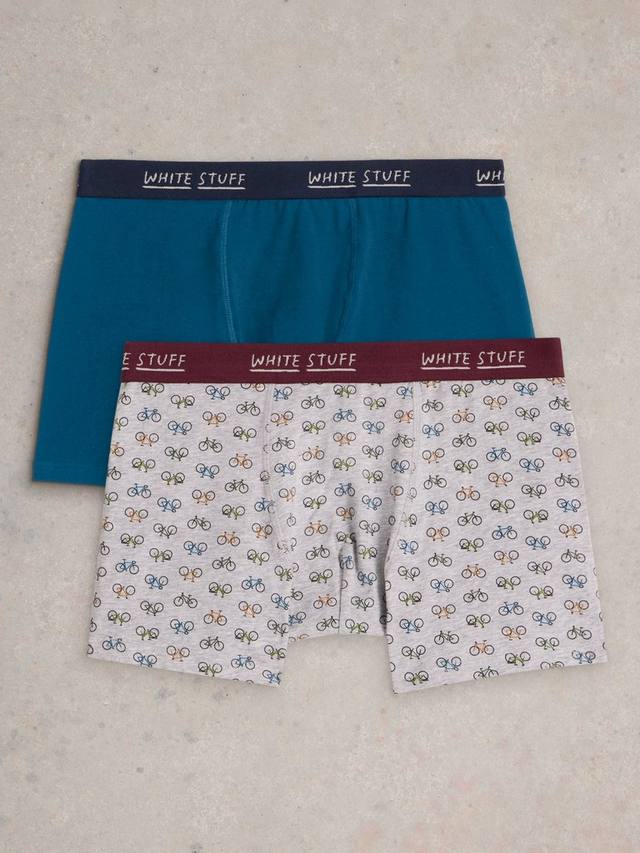 

Плавки из хлопчатобумажной смеси White Stuff, цвет Teal/Multi