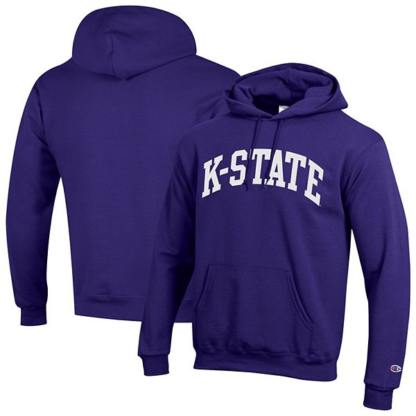 

Мужской фиолетовый свитшот Kansas State Wildcats Basic Arch Fleece Champion
