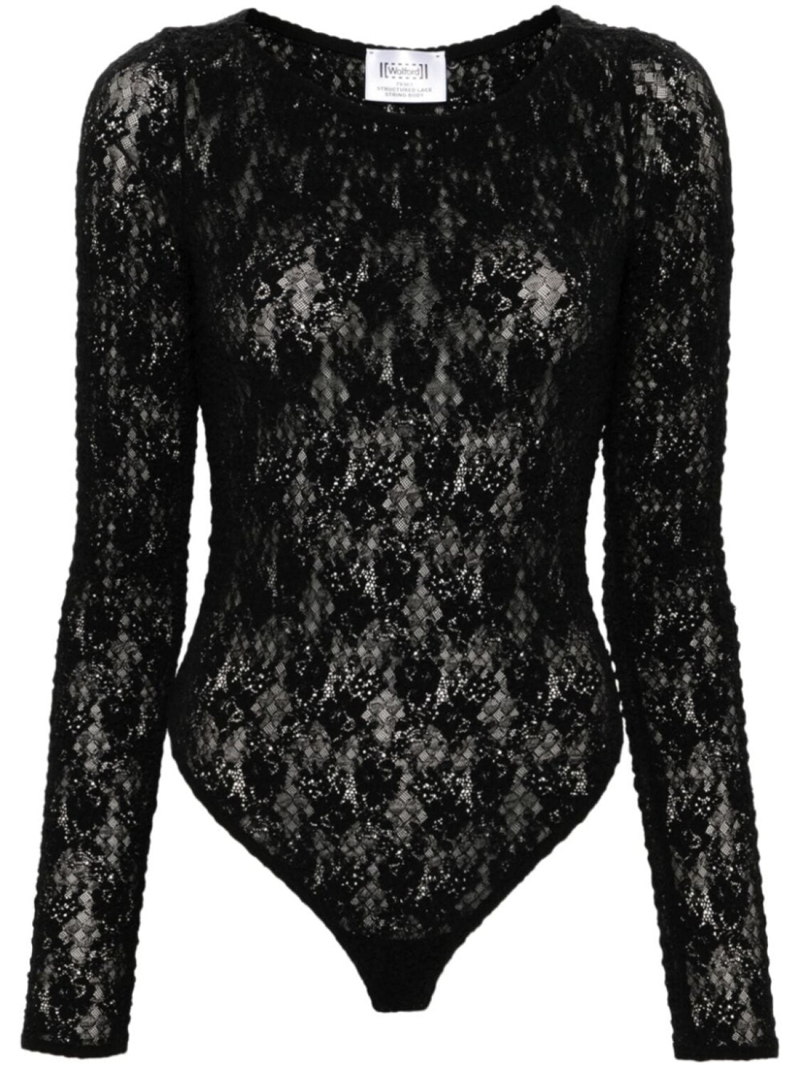 

Wolford кружевное боди, черный