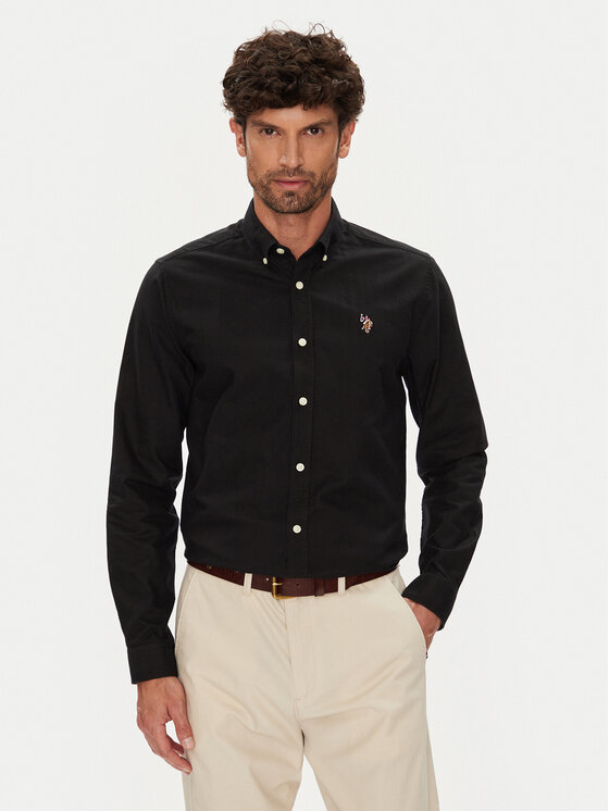 

Рубашка slim fit MUP3247 U.S. Polo Assn., чёрный