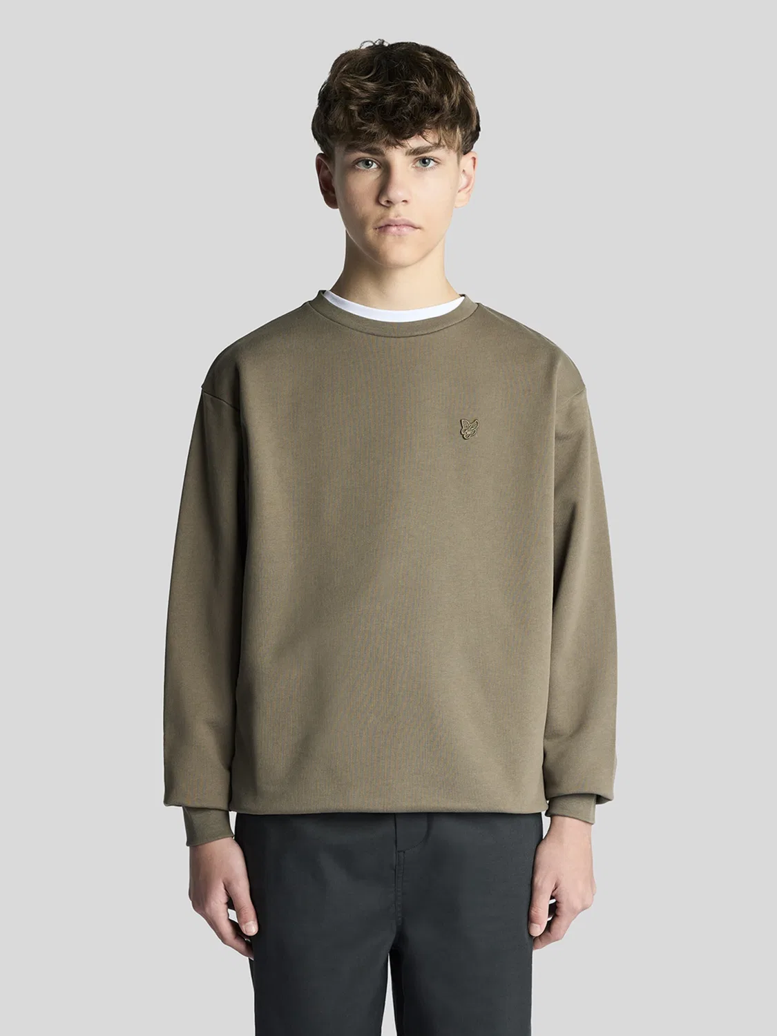 Толстовка Lyle & Scott, Khaki — фото 2