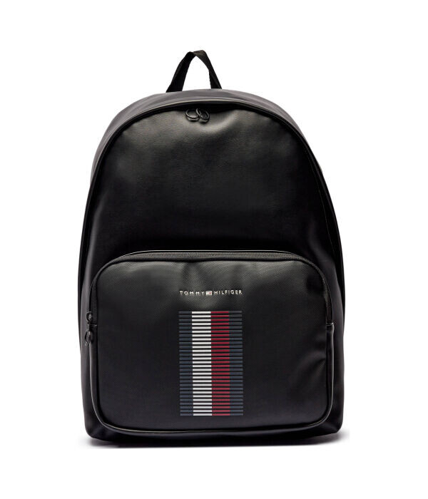 

Рюкзак мужской Tommy Hilfiger из экокожи с логотипом бренда, черный