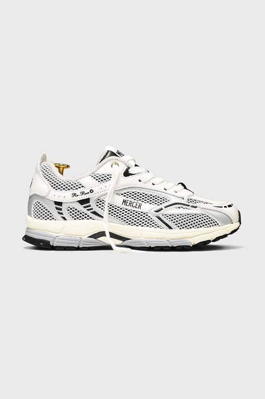 

Кроссовки The Re-Run White Silver The Mercer Brand, серый