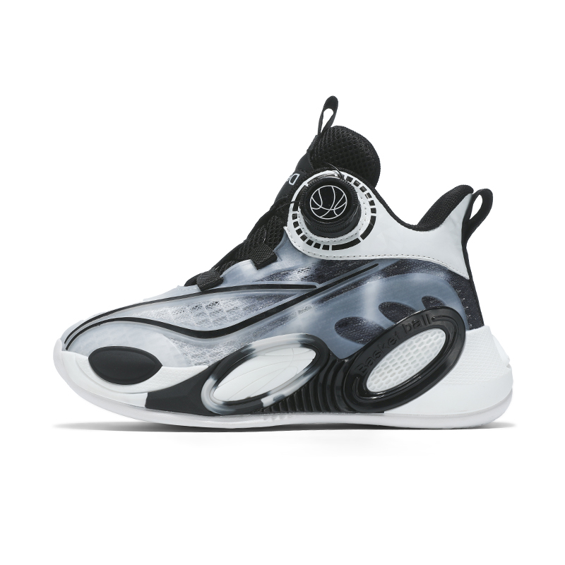 

Нескользящие износостойкие низкие детские кроссовки для повседневной носки Izumi Chiryū, черный/серый/белый